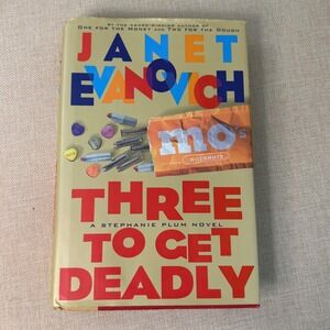 Three to Get Deadly Janet Evanovich Stephanie Plum Novel Hardcover Mystery Book